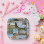 Claude Monet - Masterstuks Patchwork Papieren Bordje (Feest)