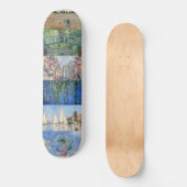 Claude Monet - Masterstuks Patchwork Skateboard (Voorkant)