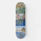 Claude Monet - Masterstuks Patchwork Skateboard (Voorkant)