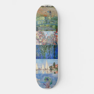 Claude Monet - Masterstuks Patchwork Skateboard