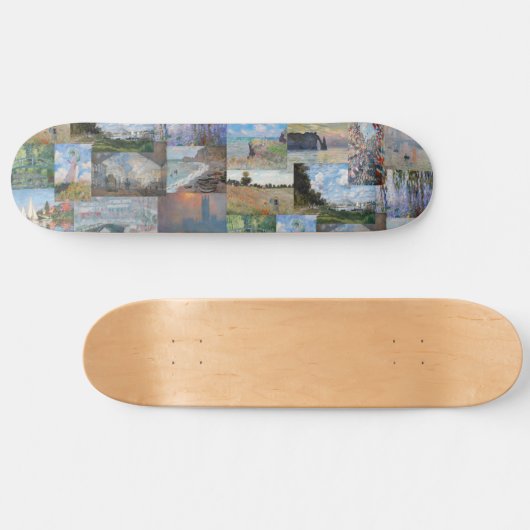 Claude Monet - Masterstuks Patchwork Skateboard (Horizontaal)