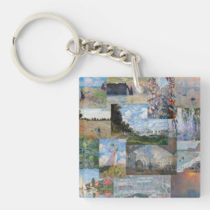 Claude Monet - Masterstuks Patchwork Sleutelhanger
