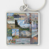 Claude Monet - Masterstuks Patchwork Sleutelhanger (Voorkant)