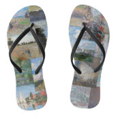 Claude Monet - Masterstuks Patchwork Teenslippers (Voetbed)