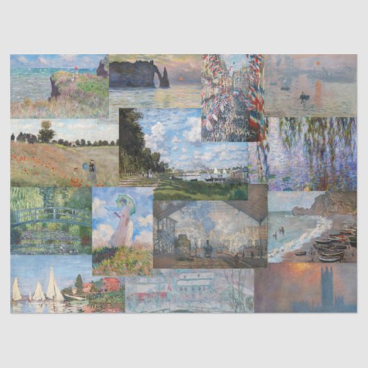 Claude Monet - Masterstuks Patchwork Tissuepapier (Voorkant)