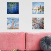 Claude Monet Masterstukselectie Muurkunst Sets (Woonkamer)