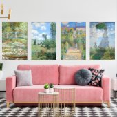 Claude Monet meesterwerken Muurkunst Sets (Woonkamer)