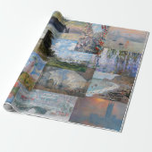 Claude Monet - Meesterwerken Patchwork Cadeaupapier (Uitgerold)
