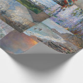 Claude Monet - Meesterwerken Patchwork Cadeaupapier (Hoek)