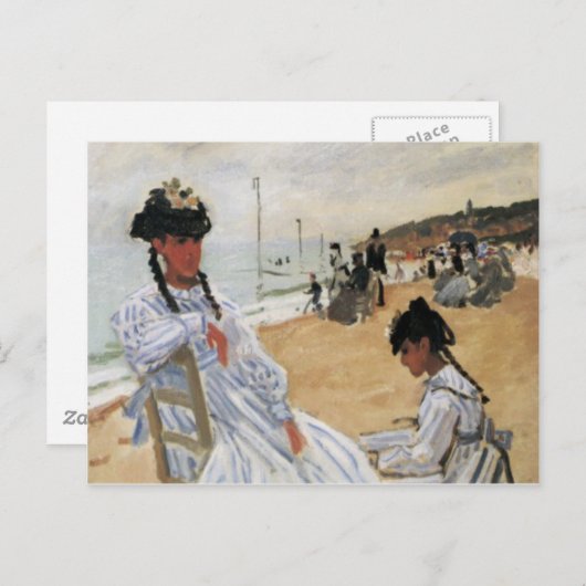 Claude Monet Moeder en Kind Moederdag Kaart (Voorkant / Achterkant)