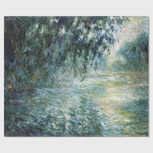 Claude Monet Morning over de Seine Cadeaupapier (Vlak)