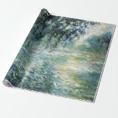 Claude Monet Morning over de Seine Cadeaupapier (Uitgerold)