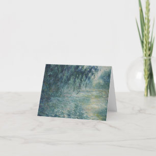 Claude Monet - Morning over de zegen Bedankkaart