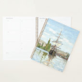 Claude Monet. Navires à cheval sur la Seine à Roue (Devant avec enveloppe)