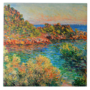 Claude Monet - Near Monte Carlo Tegeltje