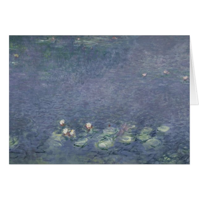 Claude Monet | Nénuphar : Matin, 1914-18 (Devant horizontal)