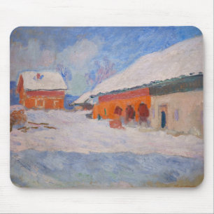 Claude Monet - Noorwegen, Rode Huizen in Bjornegaa Muismat