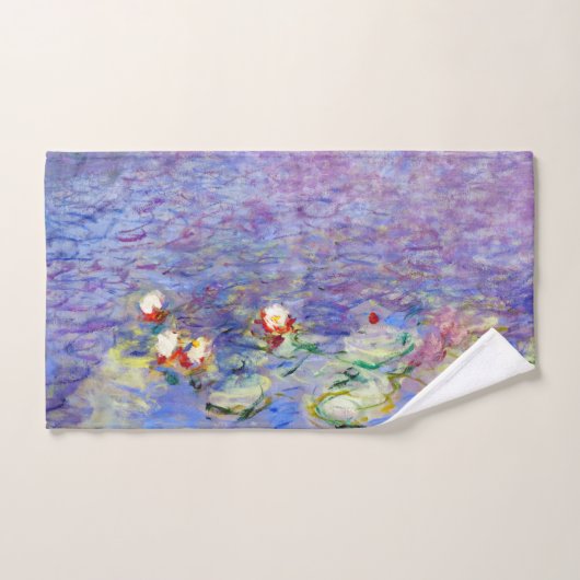 Claude Monet - Nymphéas (Serviette à main)