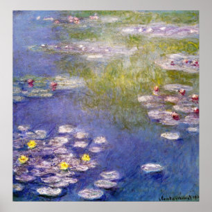 Claude Monet - Nympheas bij Giverny Poster