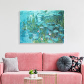 Claude Monet – Nymphéas – Water Lilies – Seerosen Canvas Afdruk (Insitu (Woonkamer))