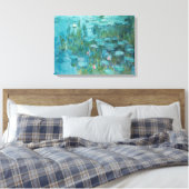 Claude Monet – Nymphéas – Water Lilies – Seerosen Canvas Afdruk (Insitu (Slaapkamer))
