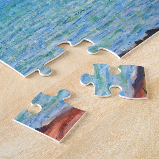 Claude Monet over het Esterelgebergte Legpuzzel (Zijkant)