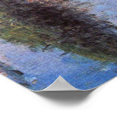 Claude Monet over pleziervaartuigen in Argenteuil Poster (Hoek)