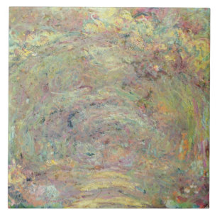 Claude Monet   Pad in de schaduw Tegeltje