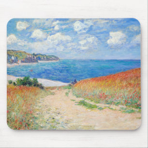 Claude Monet - Pad in de tarwevelden bij Pourville Muismat