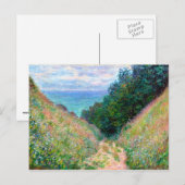 Claude Monet Pad in La Cavee Pourville Briefkaart (Voorkant / Achterkant)