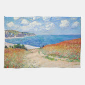 Claude Monet - Pad in Tarwevelden bij Pourville Theedoek (Horizontaal)