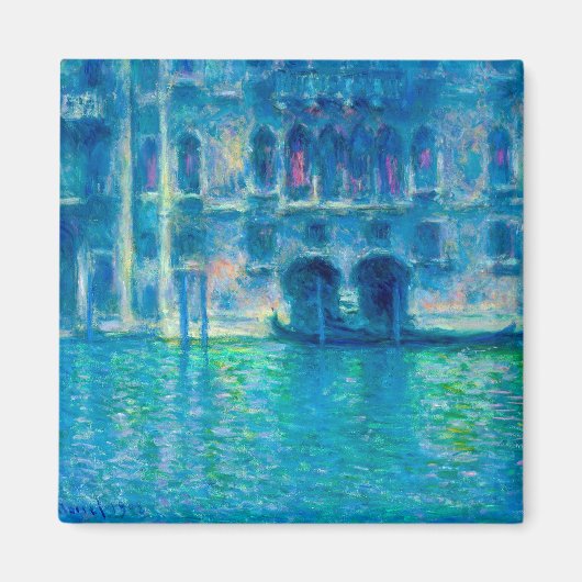 Claude Monet "Palazzo da Mula" Magneet (Voorkant)