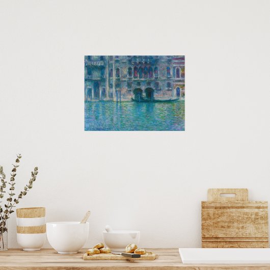 Claude Monet - Palazzo da Mula Poster (Keuken)