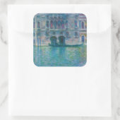 Claude Monet - Palazzo da Mula Vierkante Sticker (Tas)
