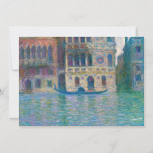 Claude Monet - Palazzo Dario Bedankkaart
