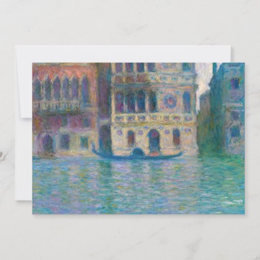 Claude Monet - Palazzo Dario Kaart (Voorkant)