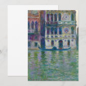 Claude Monet - Palazzo Dario Kaart (Voorkant / Achterkant)