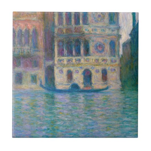 Claude Monet - Palazzo Dario Tegeltje (Voorkant)