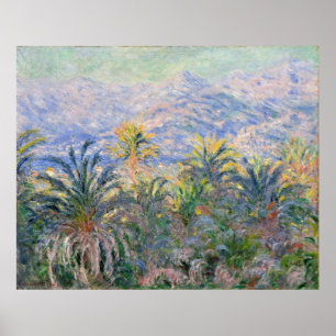 Claude Monet Palm Trees op Bordighera Poster
