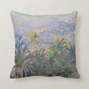 Claude Monet Palmbomen op Bordighera Kussen