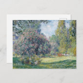 Claude Monet - Parc Monceau, Parijs Feestdagenkaart (Voorkant / Achterkant)