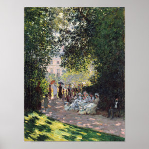 Claude Monet   Parc Monceau Poster