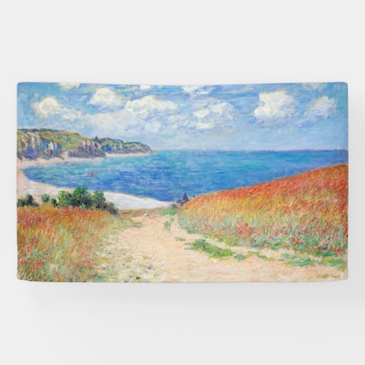 Claude Monet - Path in Wheat Fields at Pourville Spandoek (Horizontaal)