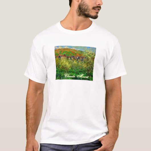 Claude Monet peignant le T-shirt de base (Devant)