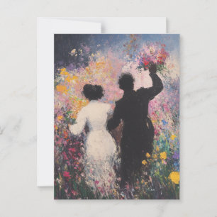 Claude Monet peinture à l'huile carte postale Vint