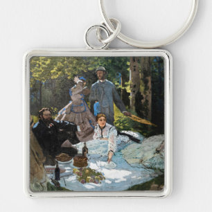 Claude Monet - Picknick op het gras, rechterpaneel Sleutelhanger