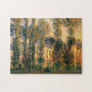 Claude Monet Poplars at Giverny in Sunrise Legpuzzel
