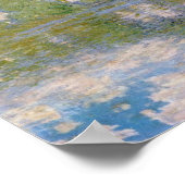 Claude Monet - Poplars bij de ECB uit 1900 Poster (Hoek)