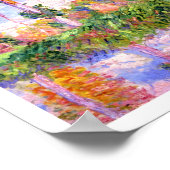 Claude Monet - Poplars in de zon Poster (Hoek)