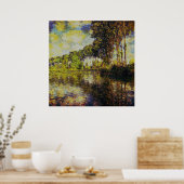 Claude Monet - Poplars on the Epte Poster (Keuken)